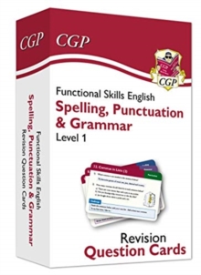 Image for Functional Skills English Revision Question Cards: Spelling, Punctuation & Grammar - Level 1