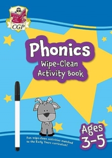 Image for New Phonics Wipe-Clean Activity Book for Ages 3-5 (with pen)