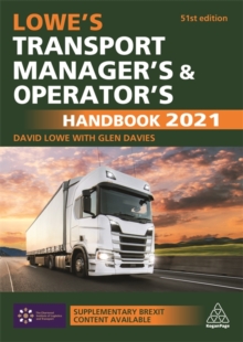 Image for Lowe's transport manager's and operator's handbook 2021