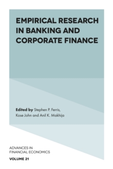 Image for Empirical Research in Banking and Corporate Finance
