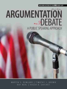 Image for Argumentation and Debate: A Public Speaking Approach