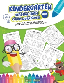 Image for Kindergarten Reading Math And Color Workbooks