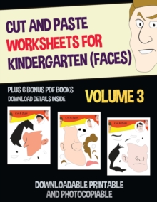 Image for Cut and Paste Worksheets for Kindergarten - Volume 3 (Faces)