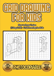 Image for How to Draw Trains (Using Grids) - Grid Drawing for Kids