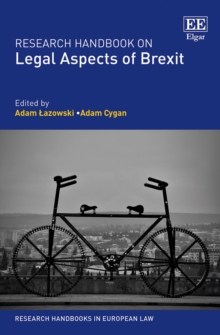 Image for Research handbook on legal aspects of Brexit