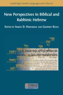 Image for New Perspectives in Biblical and Rabbinic Hebrew