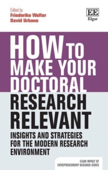 Image for How to Make your Doctoral Research Relevant