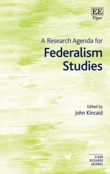 Image for A Research Agenda for Federalism Studies