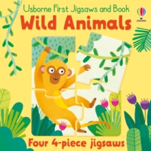 Image for Usborne First Jigsaws And Book: Wild Animals