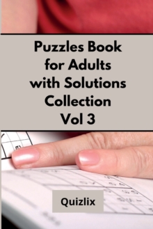 Image for Puzzles Book for Adults with Solutions Collection