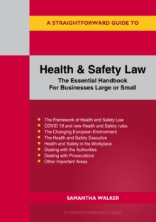Image for Health And Safety Law: The Essential Handbook For Businesses Large Or Small