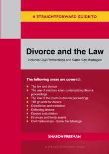 Image for A Straightforward Guide to Divorce and the Law
