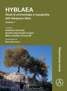 Image for Hyblaea: Studi di archeologia e topografia dell'altopiano ibleo