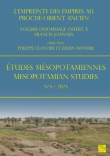 Etudes Mesopotamiennes – Mesopotamian Studies N°3 – 2023
