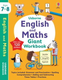 Image for Usborne English and Maths Giant Workbook 7-8