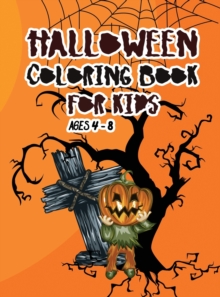 Image for Halloween coloring book for kids ages 4 - 8