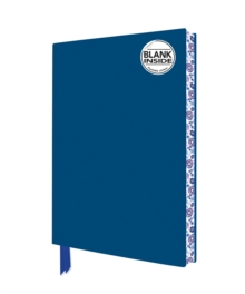 Mid Blue Blank Artisan Notebook (Flame Tree Journals)