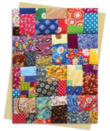 Patchwork Quilt Greeting Card Pack: Pack of 6