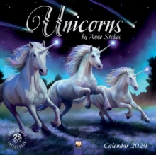 Image for Unicorns by Anne Stokes Wall Calendar 2024 (Art Calendar)