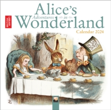 Image for British Library: Alice in Wonderland Mini Wall Calendar 2024 (Art Calendar)