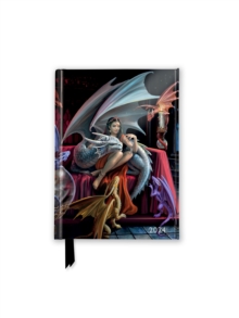 Anne Stokes: Dragon Charm 2024 Luxury Pocket Diary – Week to View