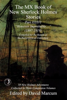 Image for The MX Book of New Sherlock Holmes Stories Part XXXVI