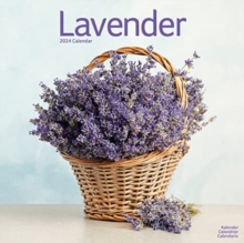 Lavender Calendar 2024  Square Flowers Wall Calendar – 16 Month