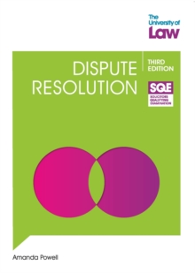 SQE – Dispute Resolution 3e