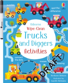 Image for Wipe-Clean Trucks and Diggers Activities