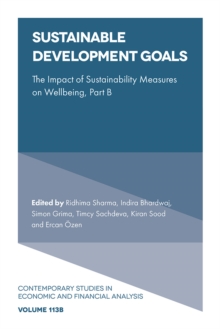 Image for Sustainable Development Goals  : the impact of sustainability measures on wellbeingPart B