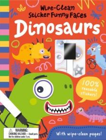 Image for Wipe-Clean Sticker Funny Faces Dinosaurs