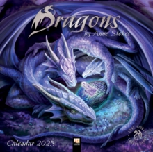 Image for Dragons by Anne Stokes Wall Calendar 2025 (Art Calendar)