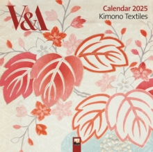 V&A: Kimono Textiles Wall Calendar 2025 (Art Calendar)