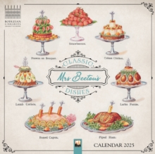 Image for Bodleian Libraries: Mrs Beeton's Classic Dishes Wall Calendar 2025 (Art Calendar)