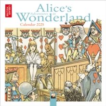 Image for British Library: Alice's Adventures in Wonderland Mini Wall Calendar 2025 (Art Calendar)