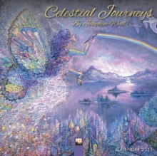 Image for Celestial Journeys by Josephine Wall Mini Wall Calendar 2025 (Art Calendar)