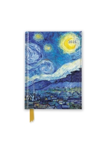 Image for Vincent van Gogh: The Starry Night 2025 Luxury Pocket Diary Planner - Week to View