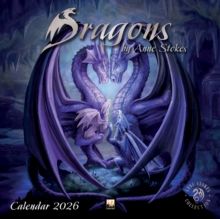 Dragons by Anne Stokes Wall Calendar 2026 (Art Calendar)