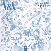Image for V&A: True Blue Wall Calendar 2026 (Art Calendar)