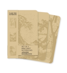 Image for Japanese Woodblocks Set of 3 Mini Craft Notebooks