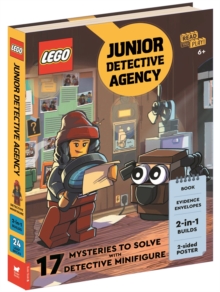 LEGO® Books: Junior Detective Agency (with detective minifigure, dog mini-build, 2-sided poster, play scene, evidence envelopes and LEGO elements) - LEGO®