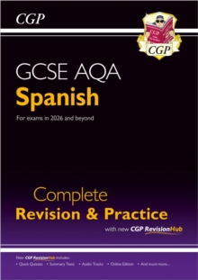New GCSE Spanish AQA Complete Revision & Practice with CGP RevisionHub (for exams from 2026) - CGP Books