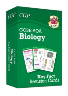Image for New GCSE Biology AQA Key Fact Revision Cards - Summary cards for quick revision