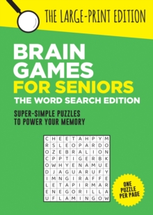 Image for Brain Games for Seniors: The Word Search Edition