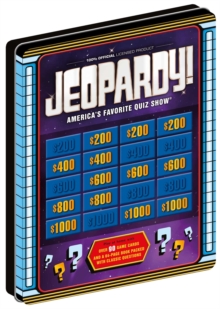Image for Jeopardy! Game Tin : Play at Home with over 90 Game Cards and Book Packed with Classic Questions