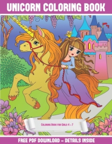 Image for Coloring Book for Girls 4 - 7 (Unicorn Coloring Book)