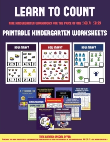 Image for Printable Kindergarten Worksheets (Learn to count for preschoolers) : A full-color counting workbook for preschool/kindergarten children.
