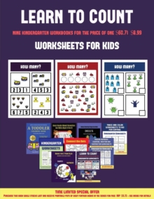 Image for Worksheets for Kids (Learn to count for preschoolers) : A full-color counting workbook for preschool/kindergarten children.