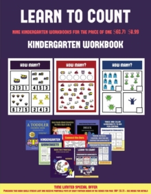 Image for Kindergarten Workbook (Learn to count for preschoolers) : A full-color counting workbook for preschool/kindergarten children.