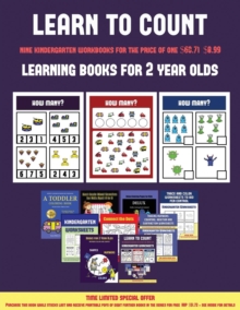 Image for Learning Books for 2 Year Olds (Learn to count for preschoolers) : A full-color counting workbook for preschool/kindergarten children.